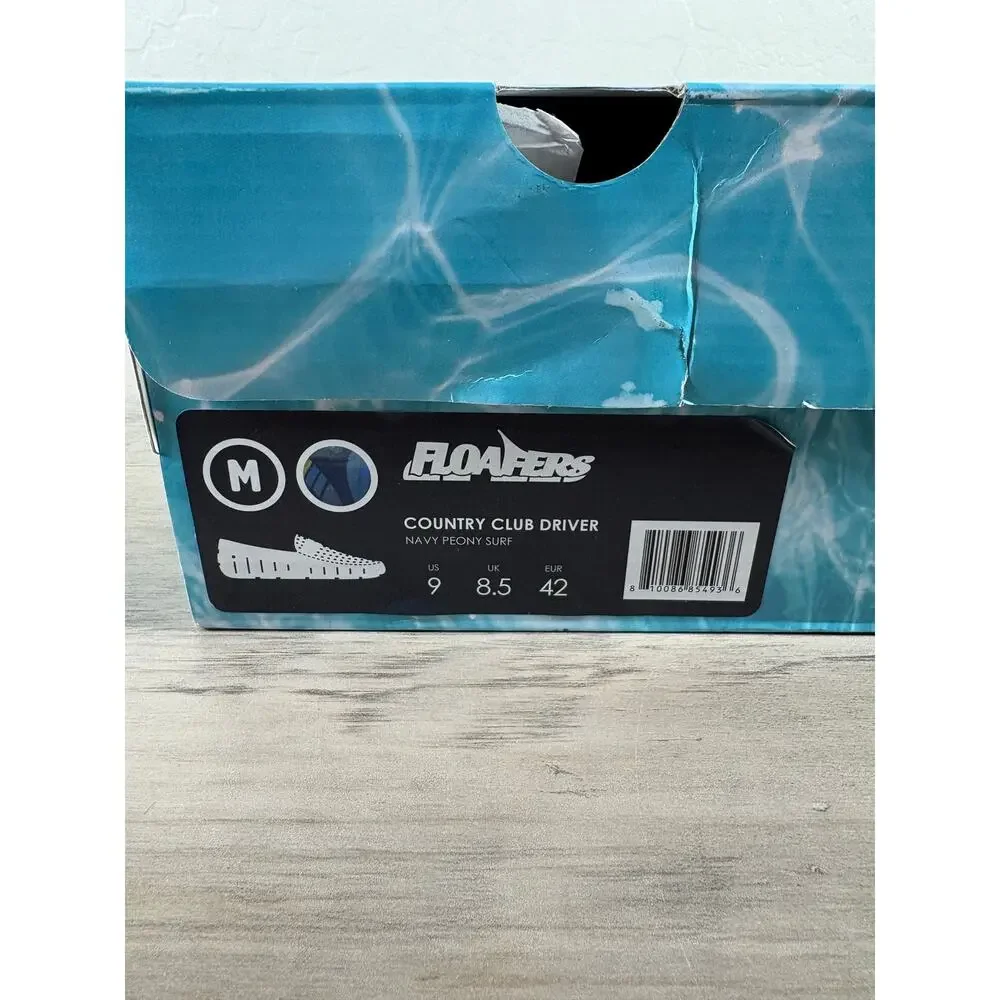 Floafers Country Club Driver Blue Surf Water Shoe Men’s 9‎ EU 42 New in Box